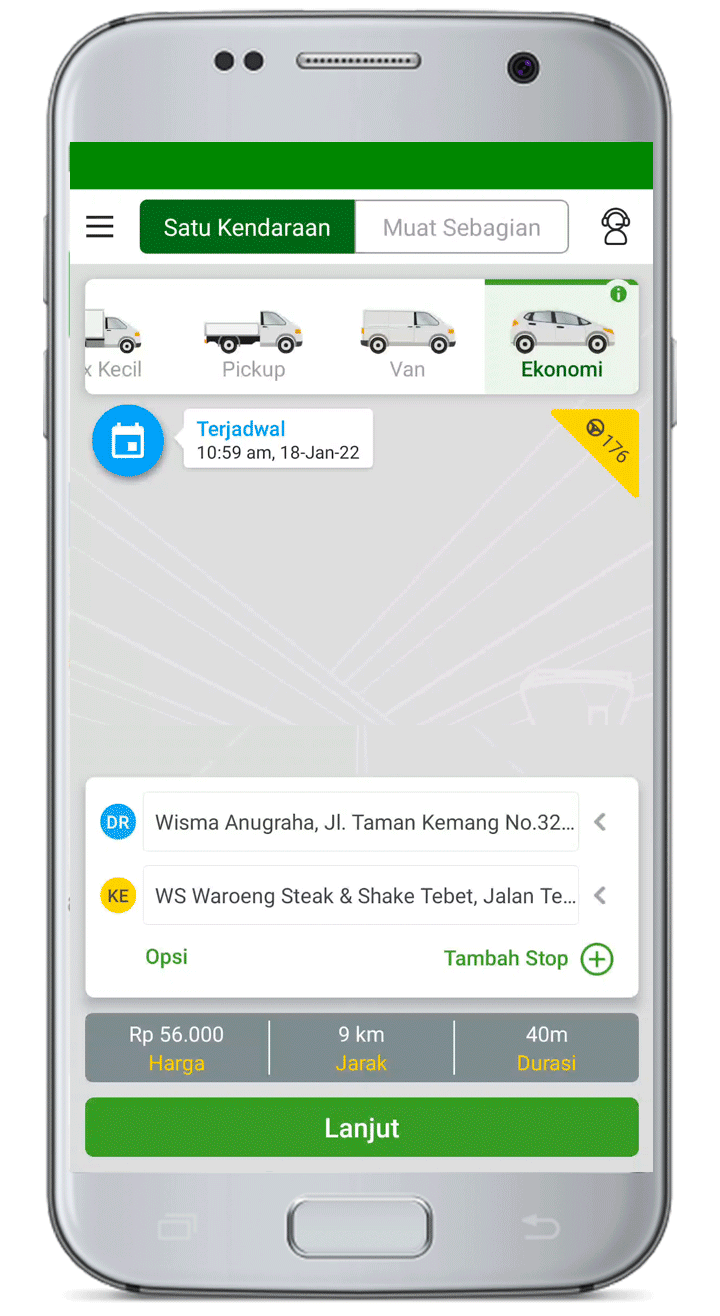 Atur untuk Prioritaskan Pengemudi Favorit