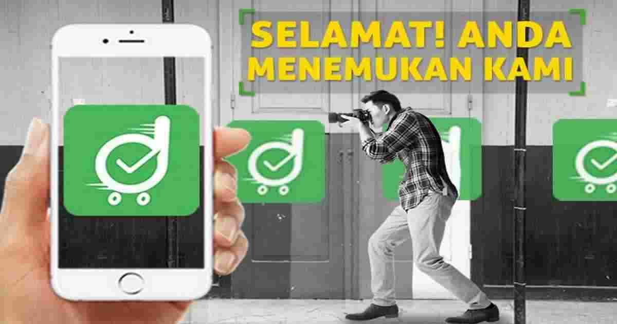 stiker d hijau putih deliveree