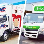 Truk JNE Cargo dan Deliveree