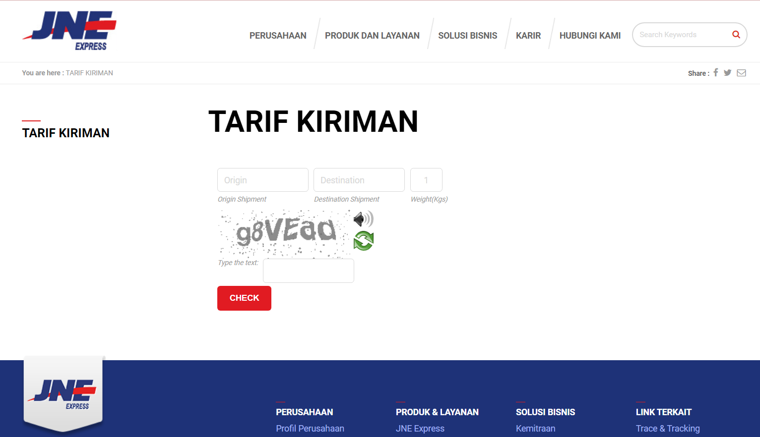 Cek Ongkir Jtr Jne Trucking Delivere Panduan 22