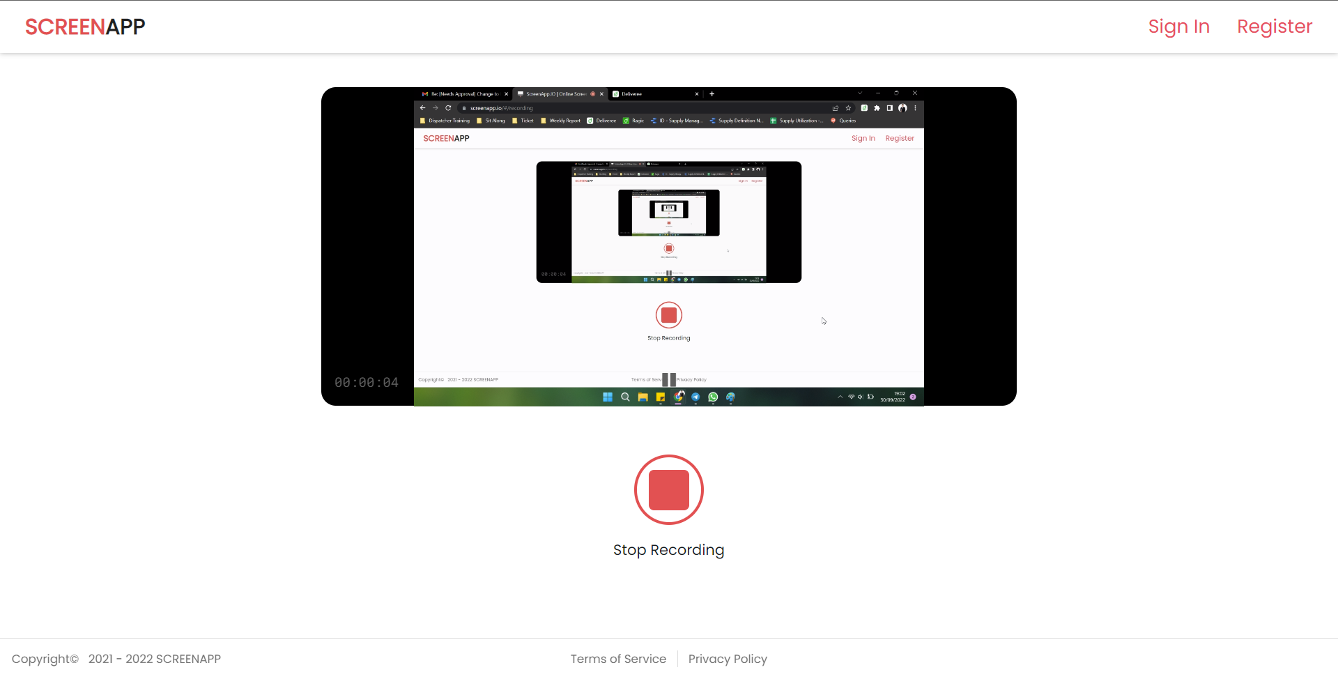 Recording Your Screen