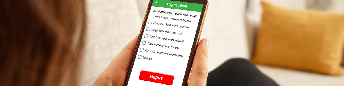 Hapus Akun Deliveree