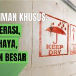 Ilustrasi barang-barang pengiriman khusus