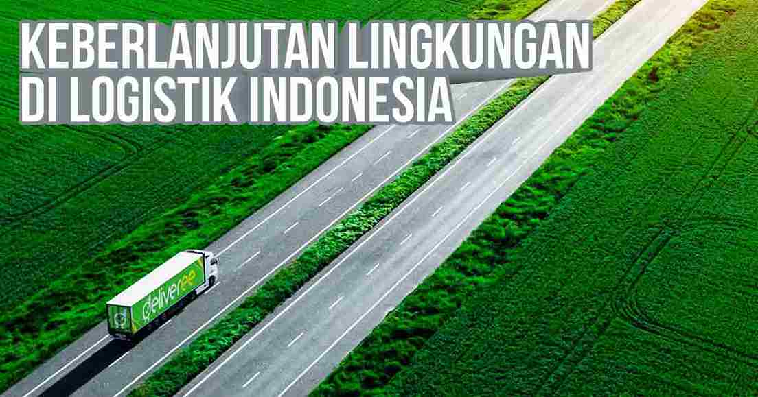 Truk Deliveree Sedang Berjalan diantara padang rumput yang hijau