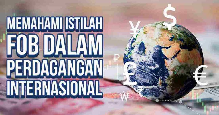 Ilustrasi Globe diatas peta melambangkan FOB dalam perdagangan internasional