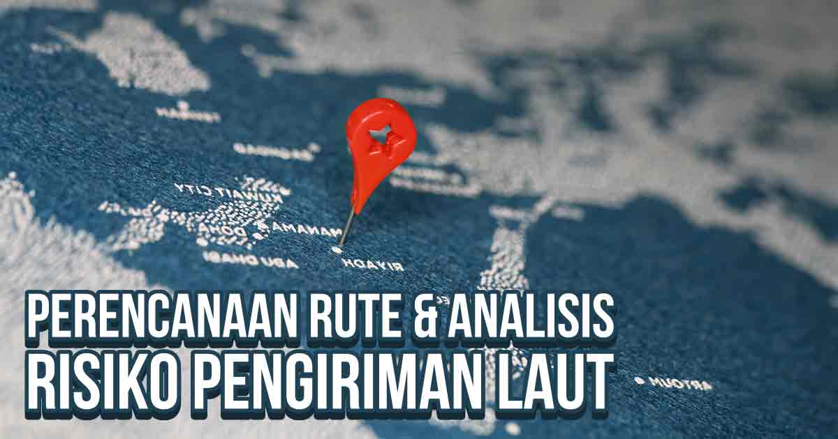 Ilustrasi perencanaan rute diatas peta