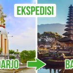 Monumen Jayandaru Sidoarjo dan Pura Ulun Danu Bratan Bali dengan konteks Ekspedisi Sidoarjo Bali.
