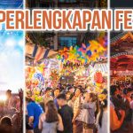 Ilustrasi festival musik, festival komunitas, dan festival budaya dengan judul “Kirim Perlengkapan Festival”.