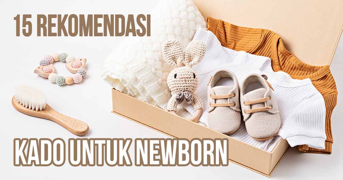 Kotak berisi hadiah perlengkapan bayi sebagai ilustrasi “7 Rekomendasi Kado untuk Newborn”.