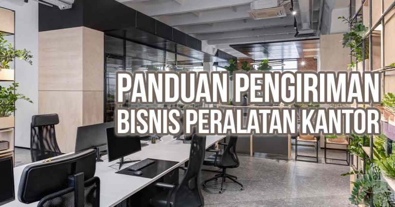 Interior kantor modern dengan furniture lengkap sebagai ilustrasi “Panduan Pengiriman untuk Bisnis Perlengkapan Kantor”