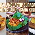 Kolase gambar 10 barang jastip Surabaya paling laku, termasuk roti isi sosis, sate ayam khas Surabaya, dan spikoe sebagai ilustrasi “10 Barang Jastip Surabaya Paling Laku + Cara Kirim”