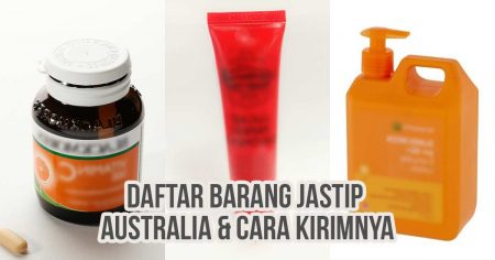 Tiga barang jastip Australia populer: Blackmores, Woolworths Sunscreen, dan Lucas’ Papaw Ointment sebagai ilustrasi “Daftar Barang Jastip Australia Terlaris & Cara Kirimnya”