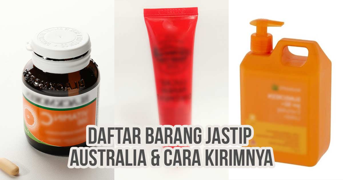 Tiga barang jastip Australia populer: Blackmores, Woolworths Sunscreen, dan Lucas’ Papaw Ointment sebagai ilustrasi “Daftar Barang Jastip Australia Terlaris & Cara Kirimnya”