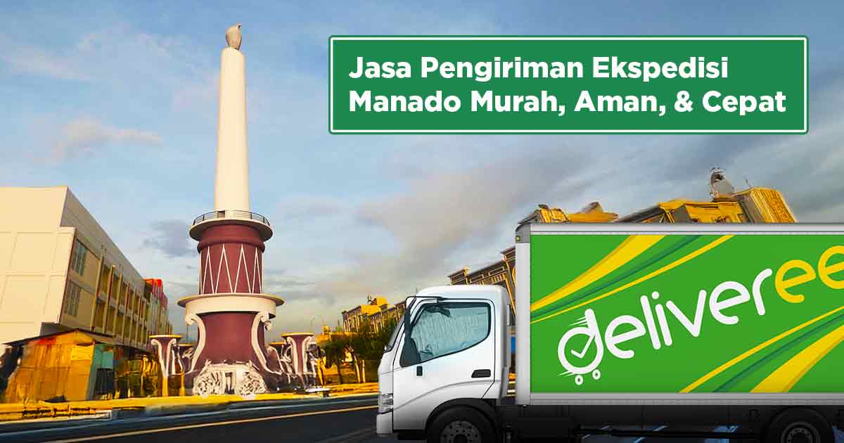 Monumen ikon Manado yaitu tugu lilin sebagai ilustrasi “Jasa Pengiriman Ekspedisi Manado Murah, Aman dan Cepat”