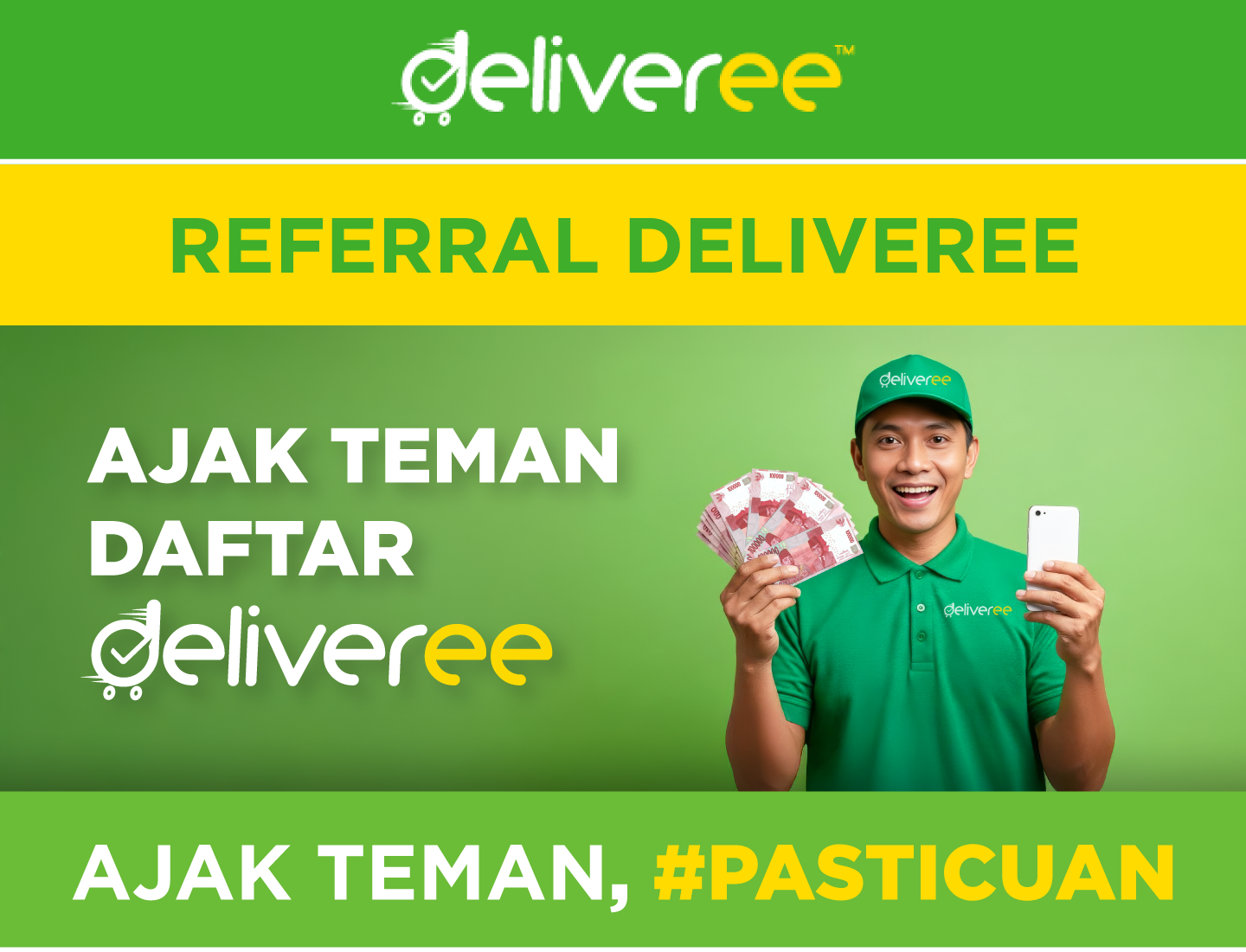 program referral deliveree ajak teman dapat cuan