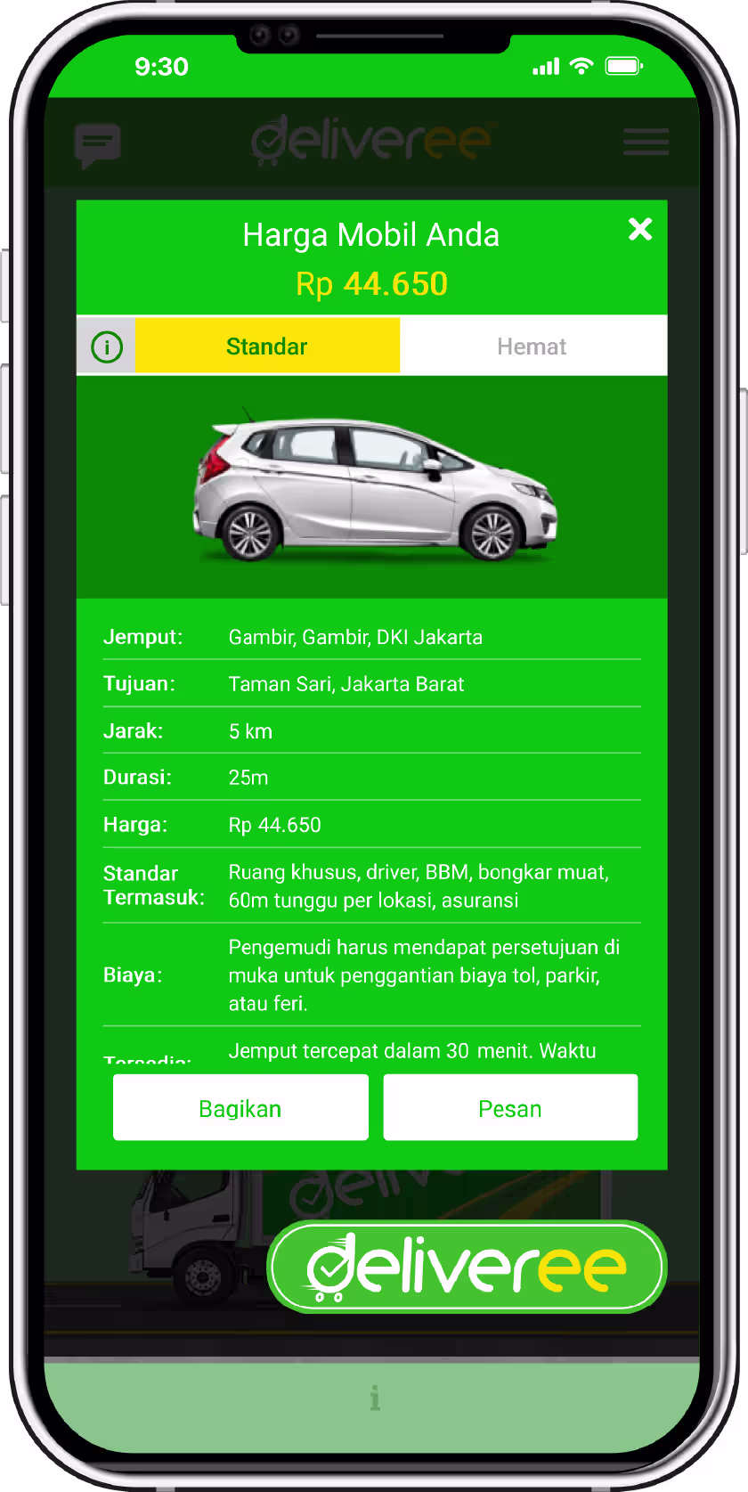 Deliveree-tariff-calculator-interface-real-time-price-estimates